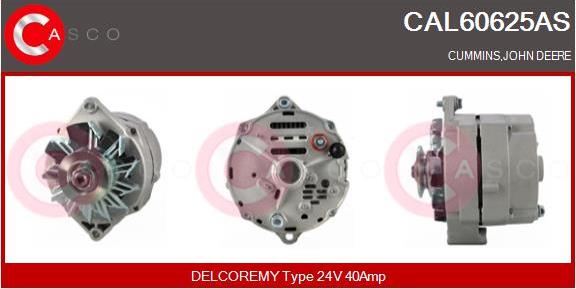 Casco CAL60625AS - Генератор vvparts.bg