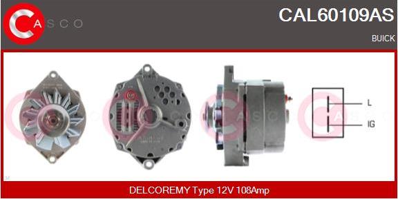 Casco CAL60109AS - Генератор vvparts.bg