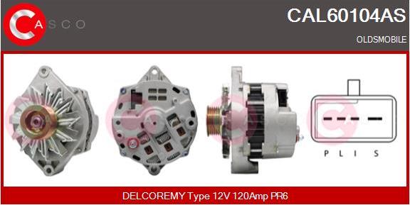 Casco CAL60104AS - Генератор vvparts.bg