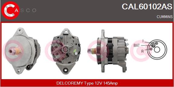 Casco CAL60102AS - Генератор vvparts.bg