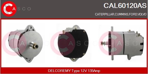 Casco CAL60120AS - Генератор vvparts.bg