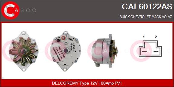 Casco CAL60122AS - Генератор vvparts.bg