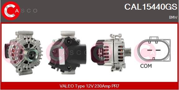 Casco CAL15440GS - Генератор vvparts.bg
