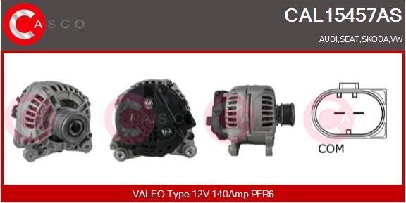 Casco CAL15457AS - Генератор vvparts.bg