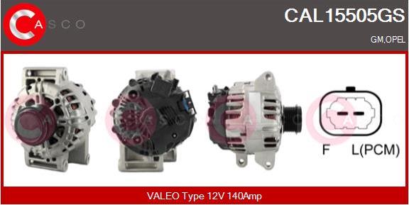 Casco CAL15505GS - Генератор vvparts.bg