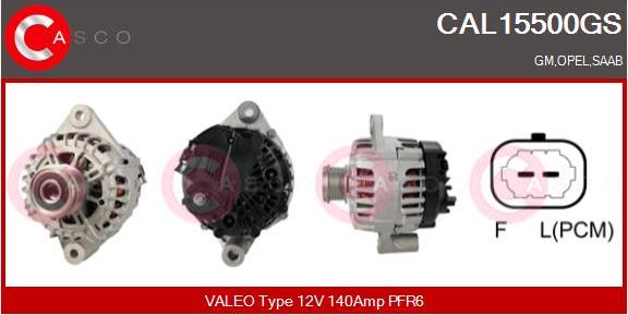 Casco CAL15500GS - Генератор vvparts.bg