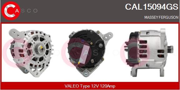 Casco CAL15094GS - Генератор vvparts.bg