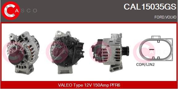 Casco CAL15035GS - Генератор vvparts.bg