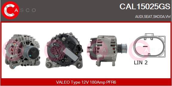 Casco CAL15025GS - Генератор vvparts.bg