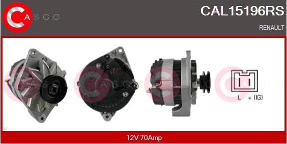 Casco CAL15196RS - Генератор vvparts.bg