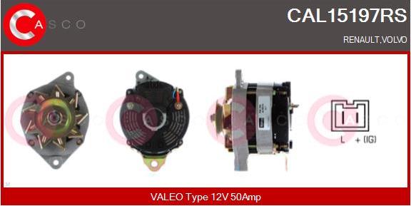 Casco CAL15197RS - Генератор vvparts.bg