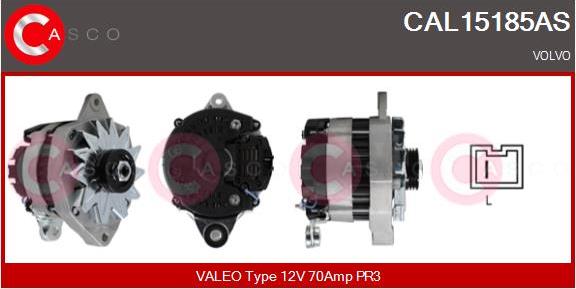 Casco CAL15185AS - Генератор vvparts.bg