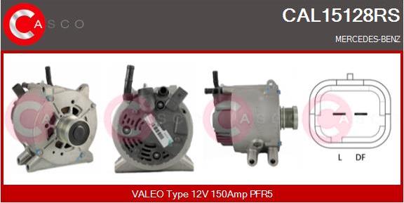 Casco CAL15128RS - Генератор vvparts.bg