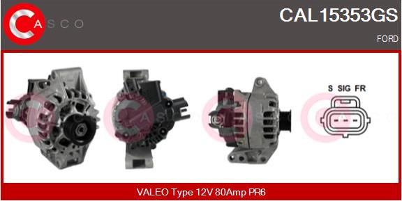 Casco CAL15353GS - Генератор vvparts.bg