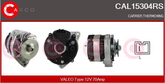 Casco CAL15304RS - Генератор vvparts.bg