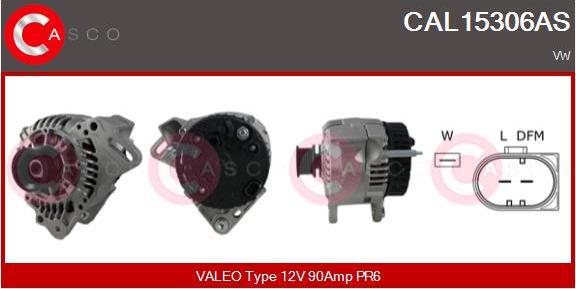 Casco CAL15306AS - Генератор vvparts.bg