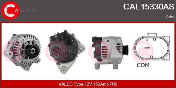Casco CAL15330AS - Генератор vvparts.bg