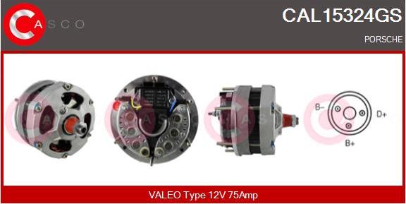 Casco CAL15324GS - Генератор vvparts.bg