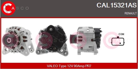 Casco CAL15321AS - Генератор vvparts.bg