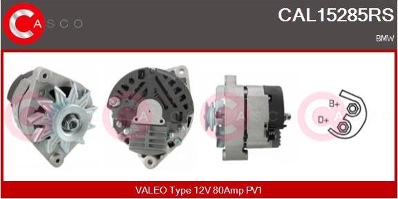 Casco CAL15285RS - Генератор vvparts.bg