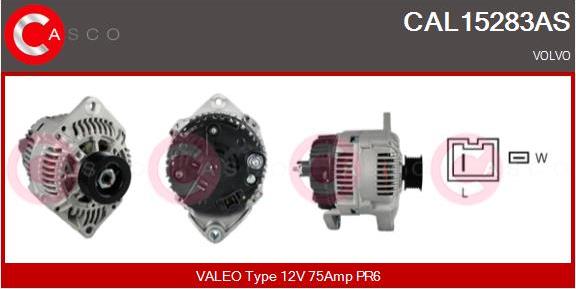 Casco CAL15283AS - Генератор vvparts.bg