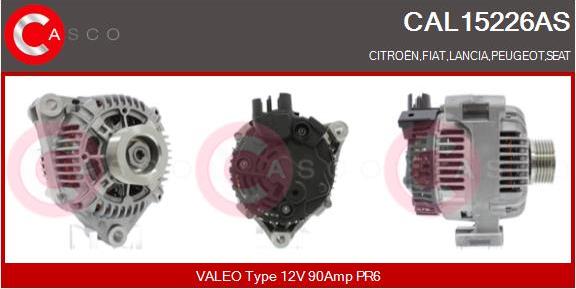 Casco CAL15226AS - Генератор vvparts.bg