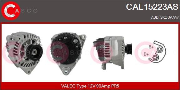 Casco CAL15223AS - Генератор vvparts.bg