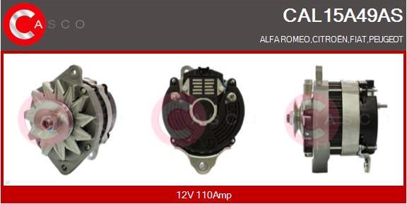 Casco CAL15A49AS - Генератор vvparts.bg