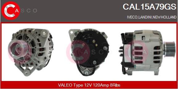 Casco CAL15A79GS - Генератор vvparts.bg