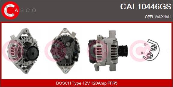 Casco CAL10446GS - Генератор vvparts.bg