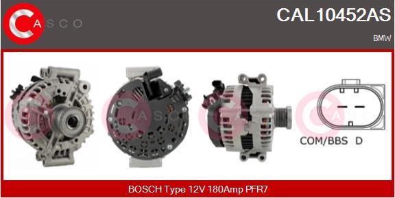 Casco CAL10452AS - Генератор vvparts.bg