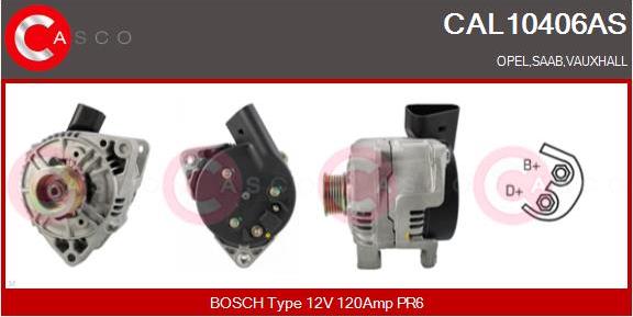 Casco CAL10406AS - Генератор vvparts.bg