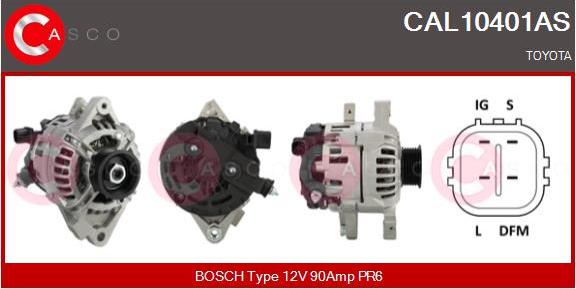 Casco CAL10401AS - Генератор vvparts.bg