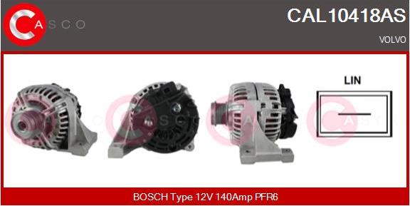 Casco CAL10418AS - Генератор vvparts.bg