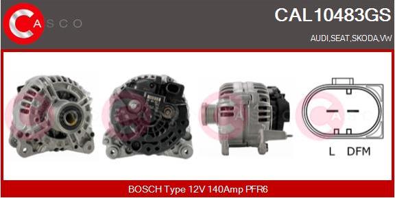 Casco CAL10483GS - Генератор vvparts.bg