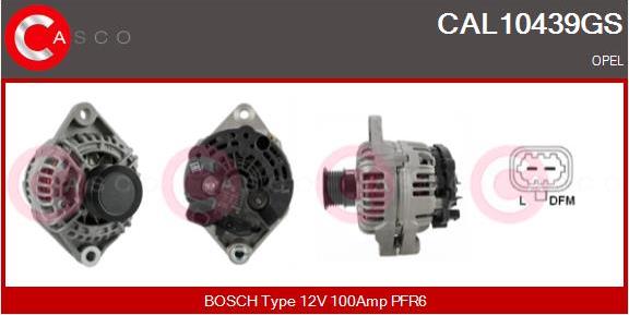 Casco CAL10439GS - Генератор vvparts.bg