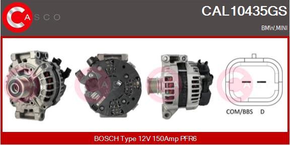 Casco CAL10435GS - Генератор vvparts.bg