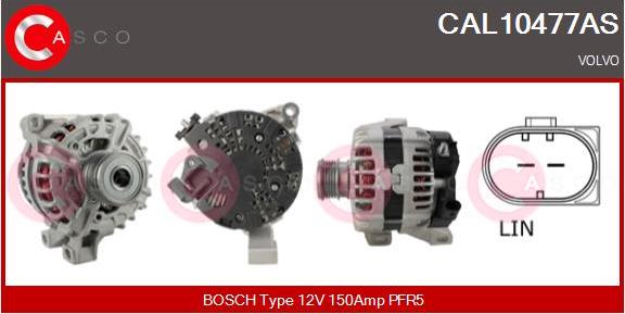 Casco CAL10477AS - Генератор vvparts.bg