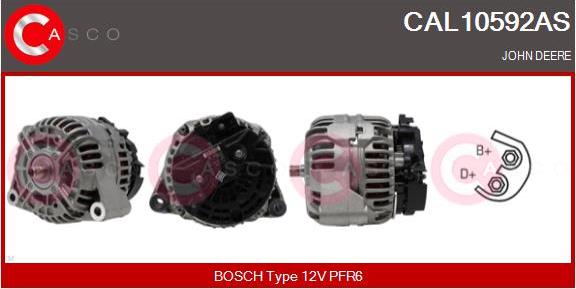 Casco CAL10592AS - Генератор vvparts.bg