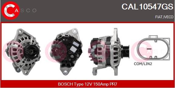 Casco CAL10547GS - Генератор vvparts.bg