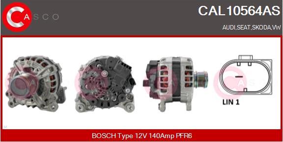 Casco CAL10564AS - Генератор vvparts.bg