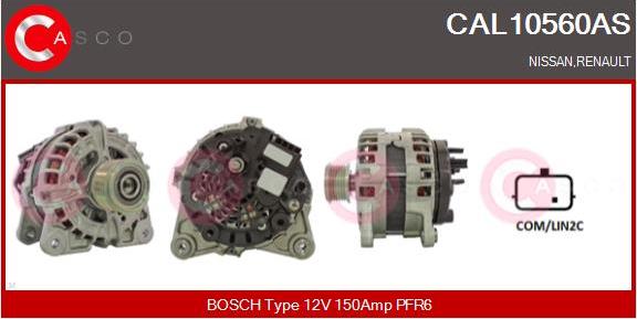 Casco CAL10560AS - Генератор vvparts.bg