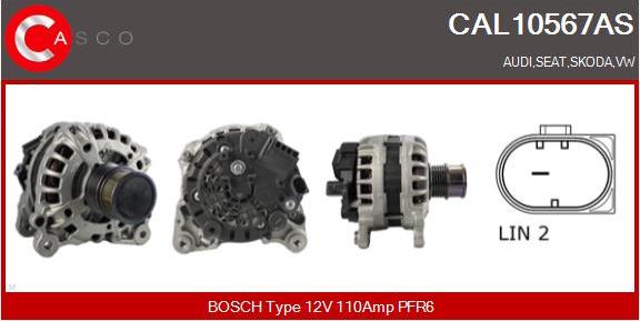 Casco CAL10567AS - Генератор vvparts.bg