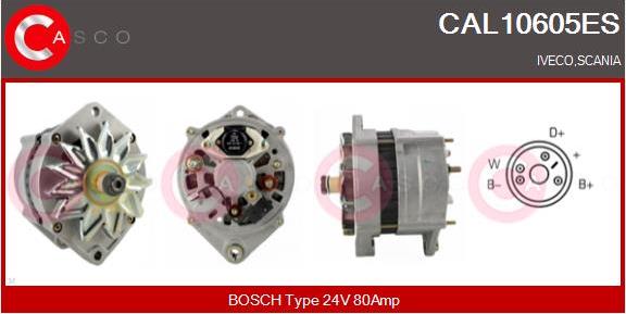 Casco CAL10605ES - Генератор vvparts.bg