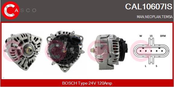 Casco CAL10607IS - Генератор vvparts.bg