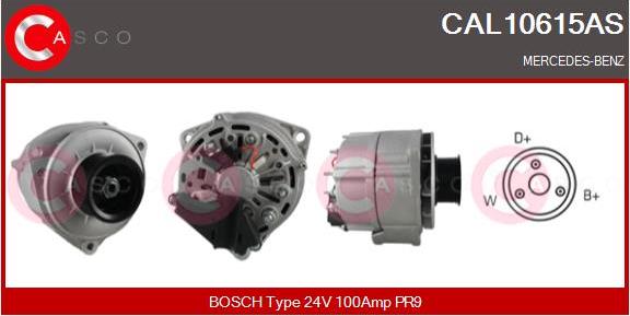 Casco CAL10615AS - Генератор vvparts.bg