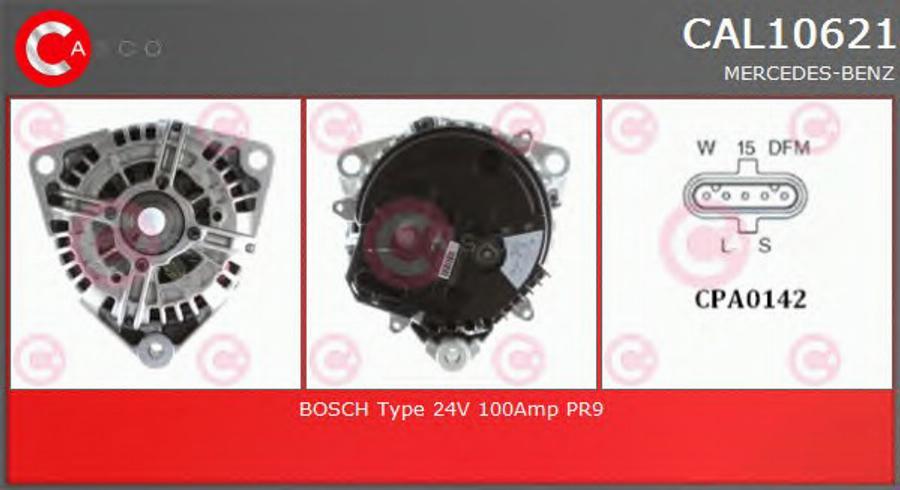 Casco CAL10621 - Генератор vvparts.bg