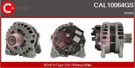 Casco CAL10064GS - Генератор vvparts.bg