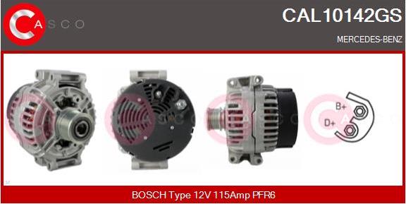 Casco CAL10142GS - Генератор vvparts.bg