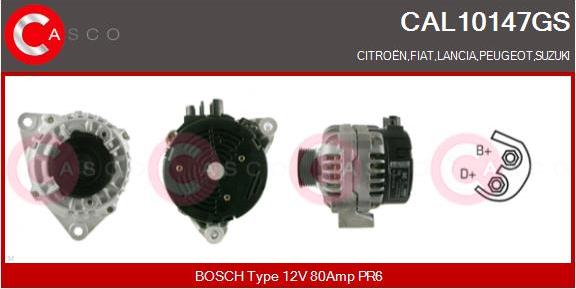 Casco CAL10147GS - Генератор vvparts.bg